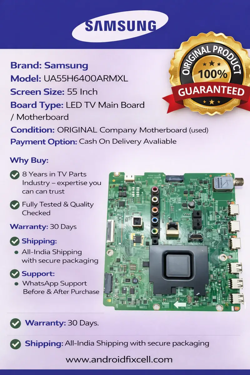 SAMSUNG UA55H6400ARMXL LED TV MOTHERBOARD