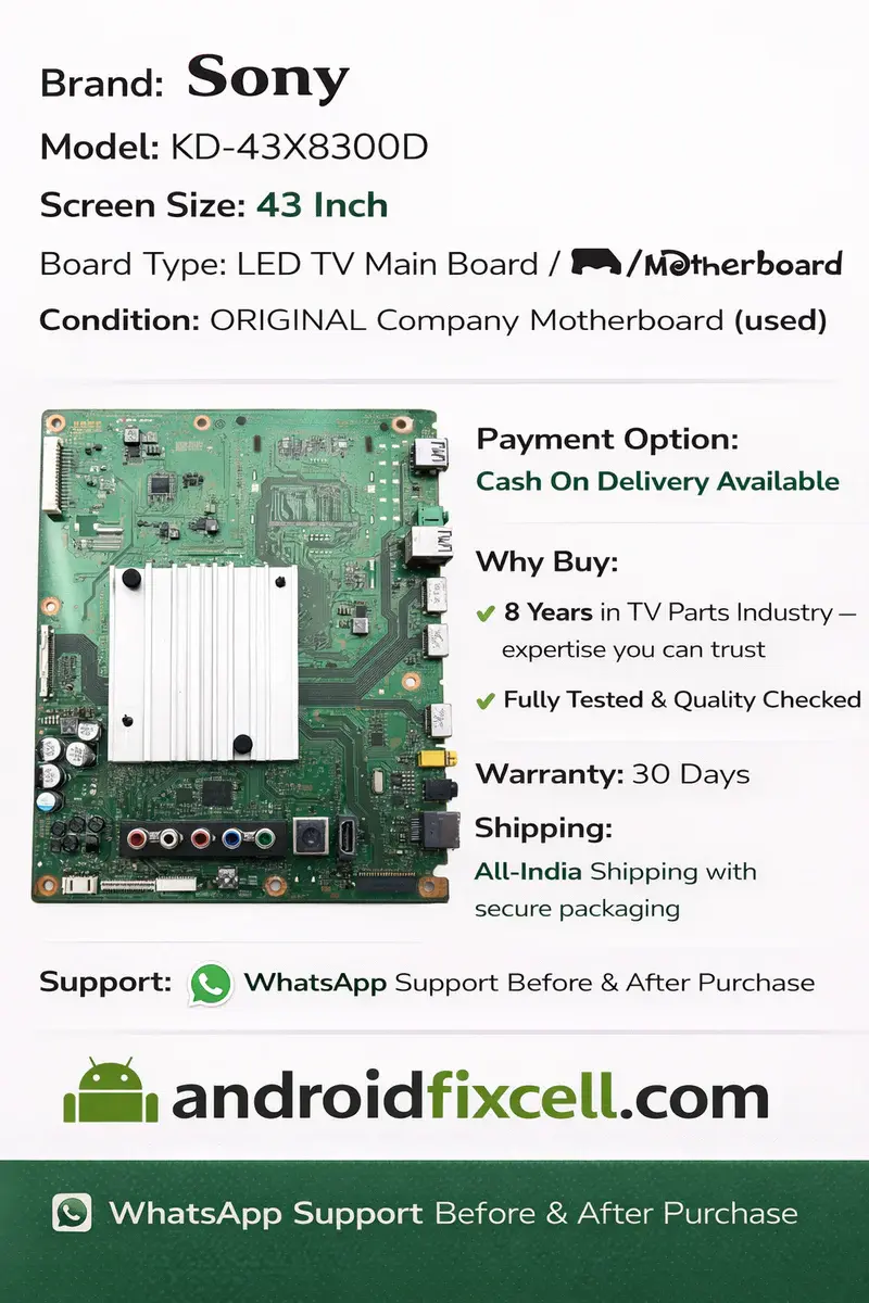 SONY KLV-40R482B LED TV MOTHERBOARD
