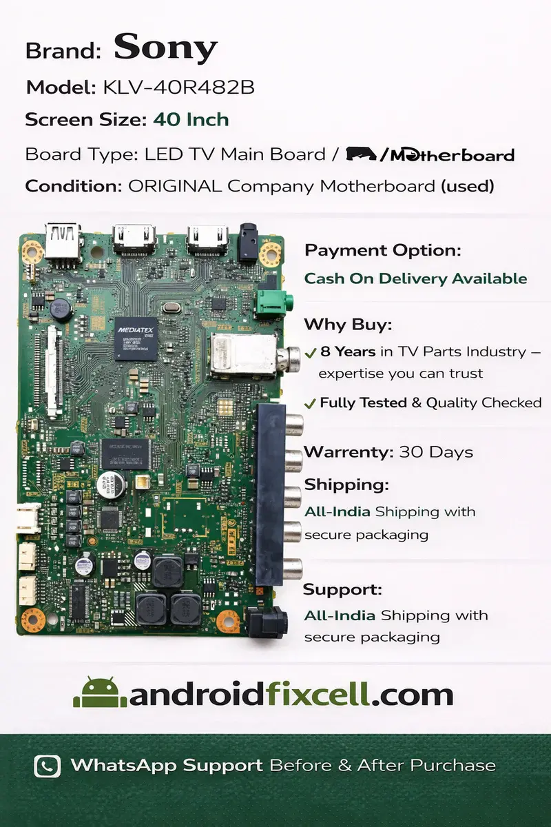 SONY KLV-40R482B LED TV MOTHERBOARD