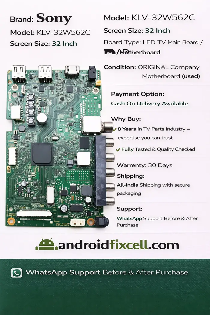 SONY KLV-32W562C LED TV MOTHERBOARD