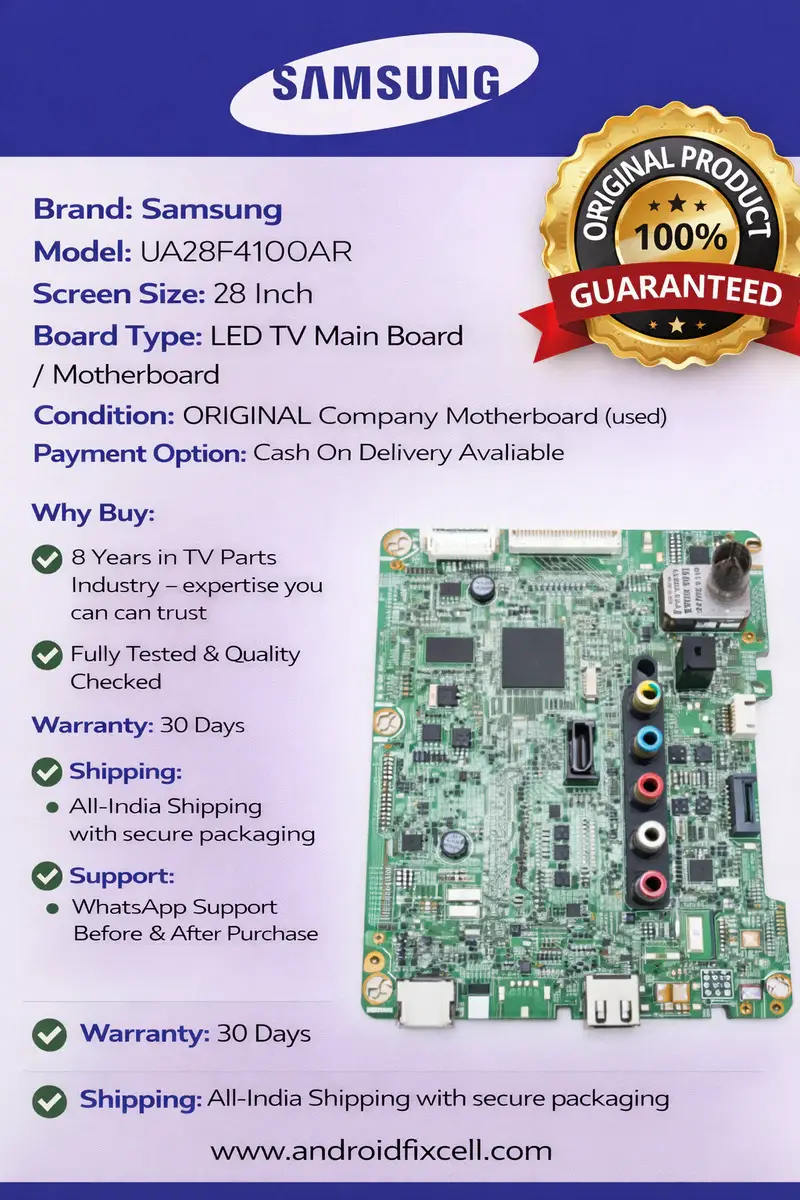 SAMSUNG UA28F4100AR LED TV MOTHERBOARD