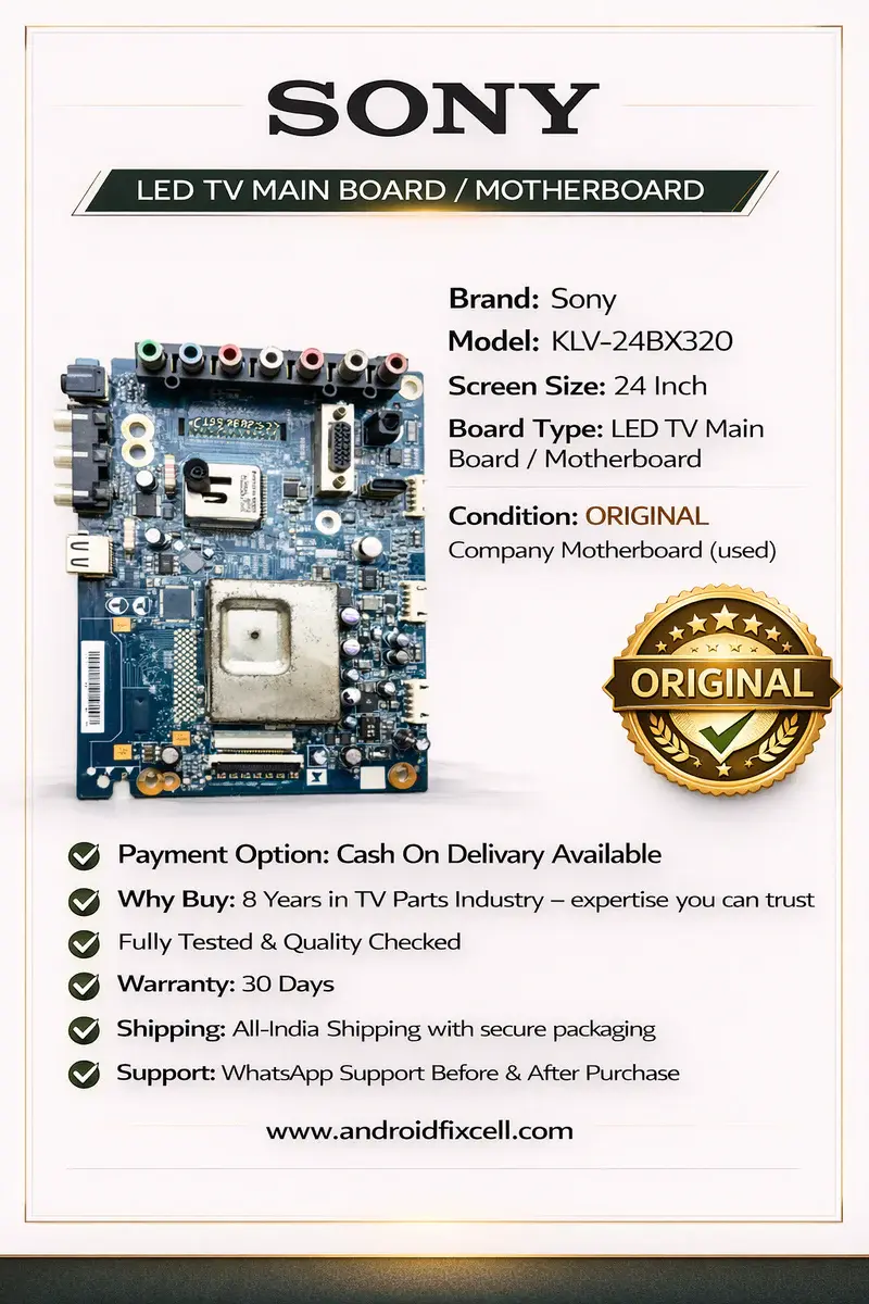 SONY KLV-24BX320 LCD TV MOTHERBOARD