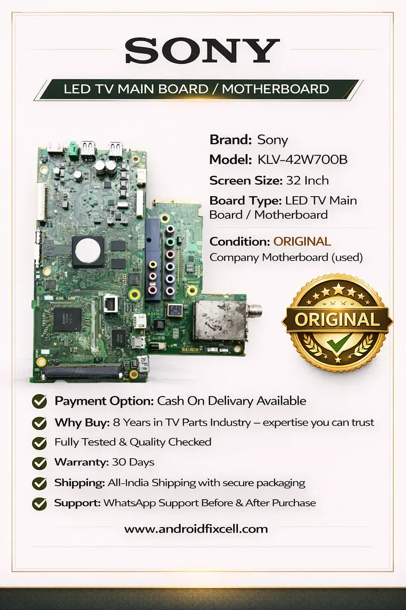 SONY KLV-42W700B LED TV MOTHERBOARD