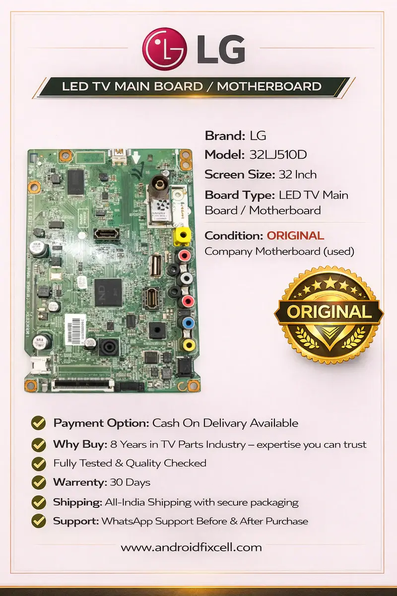 LG 32LJ525D LED TV MOTHER BOARD