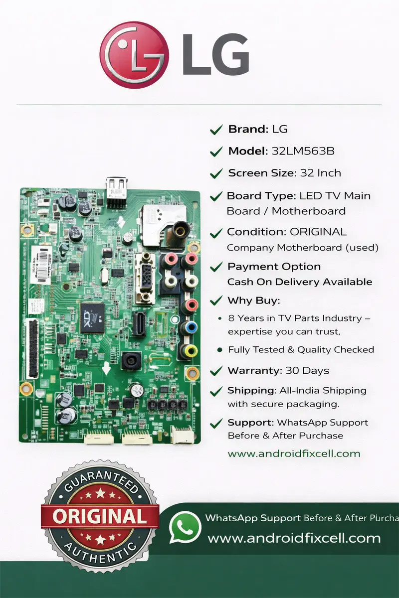 LG 32LM563B LED TV MOTHERBOARD