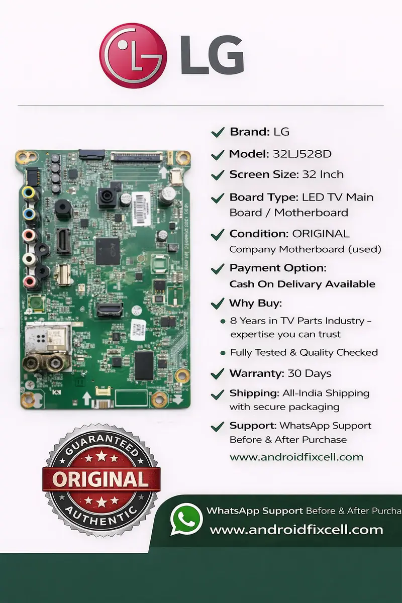 LG 32LJ528D LED TV MOTHERBOARD