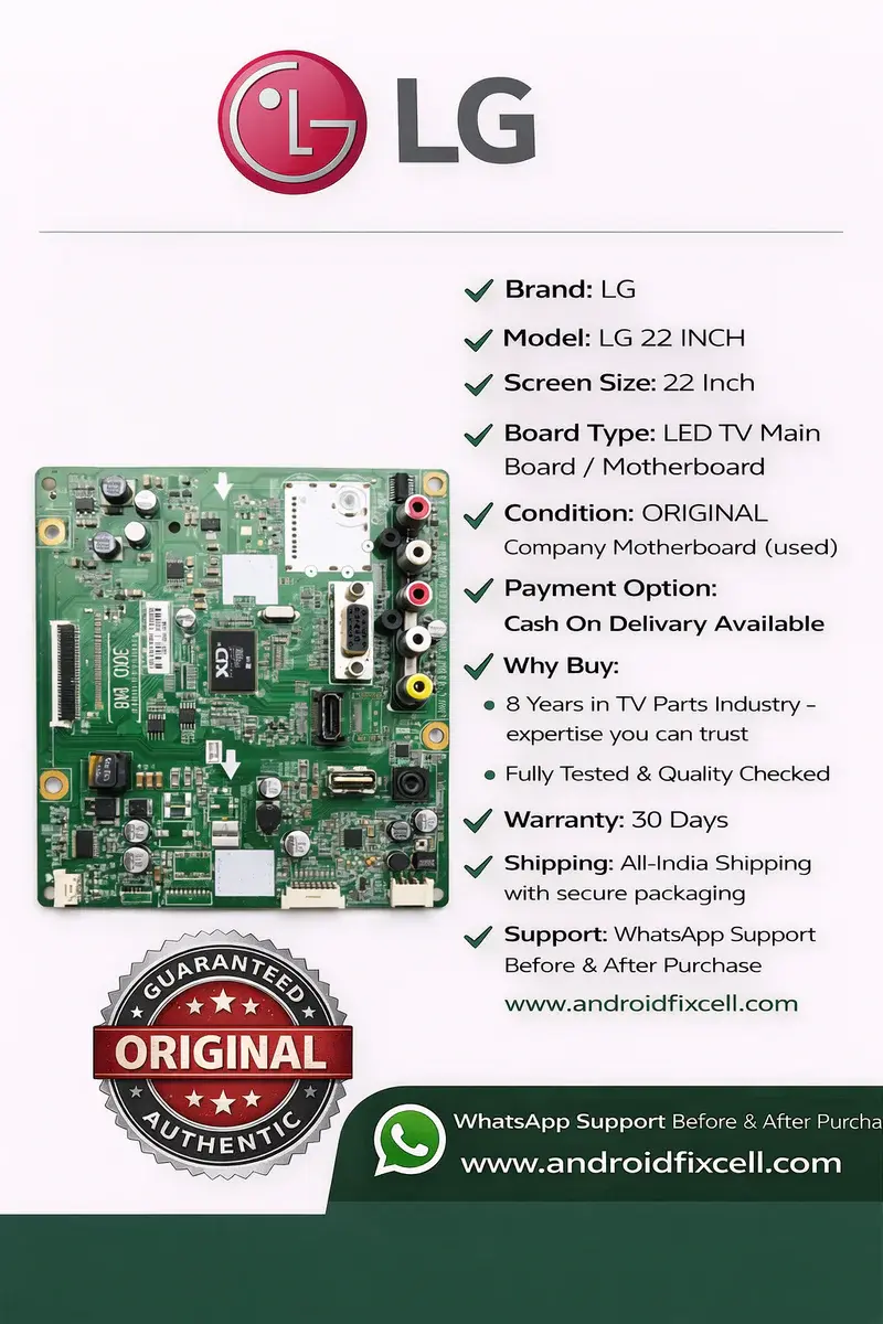 LG 22 INCH LED TV MOTHERBOARD
