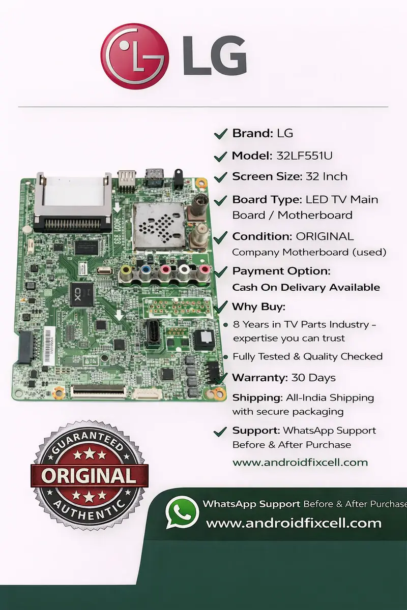 LG 32LF551U LED TV MOTHERBOARD