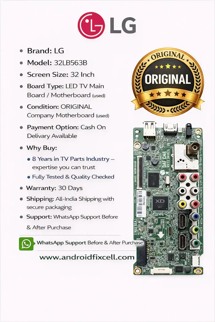 LG 32LB563B 32 INCH LED TV MOTHERBOARD