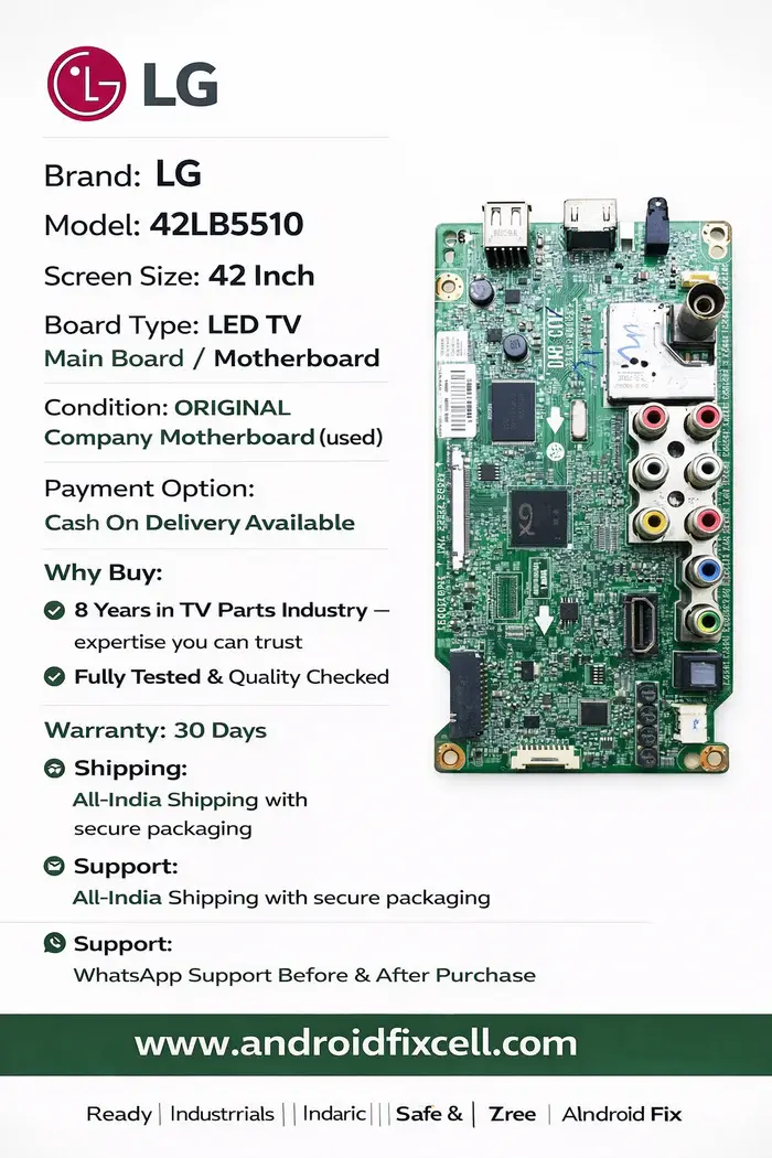LG 42LB5510 LED TV MOTHERBOARD