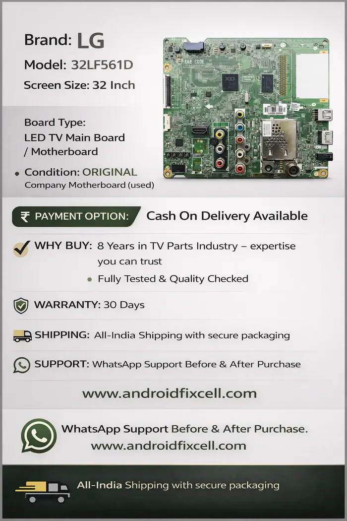 LG 32LF561D LED TV MOTHERBOARD