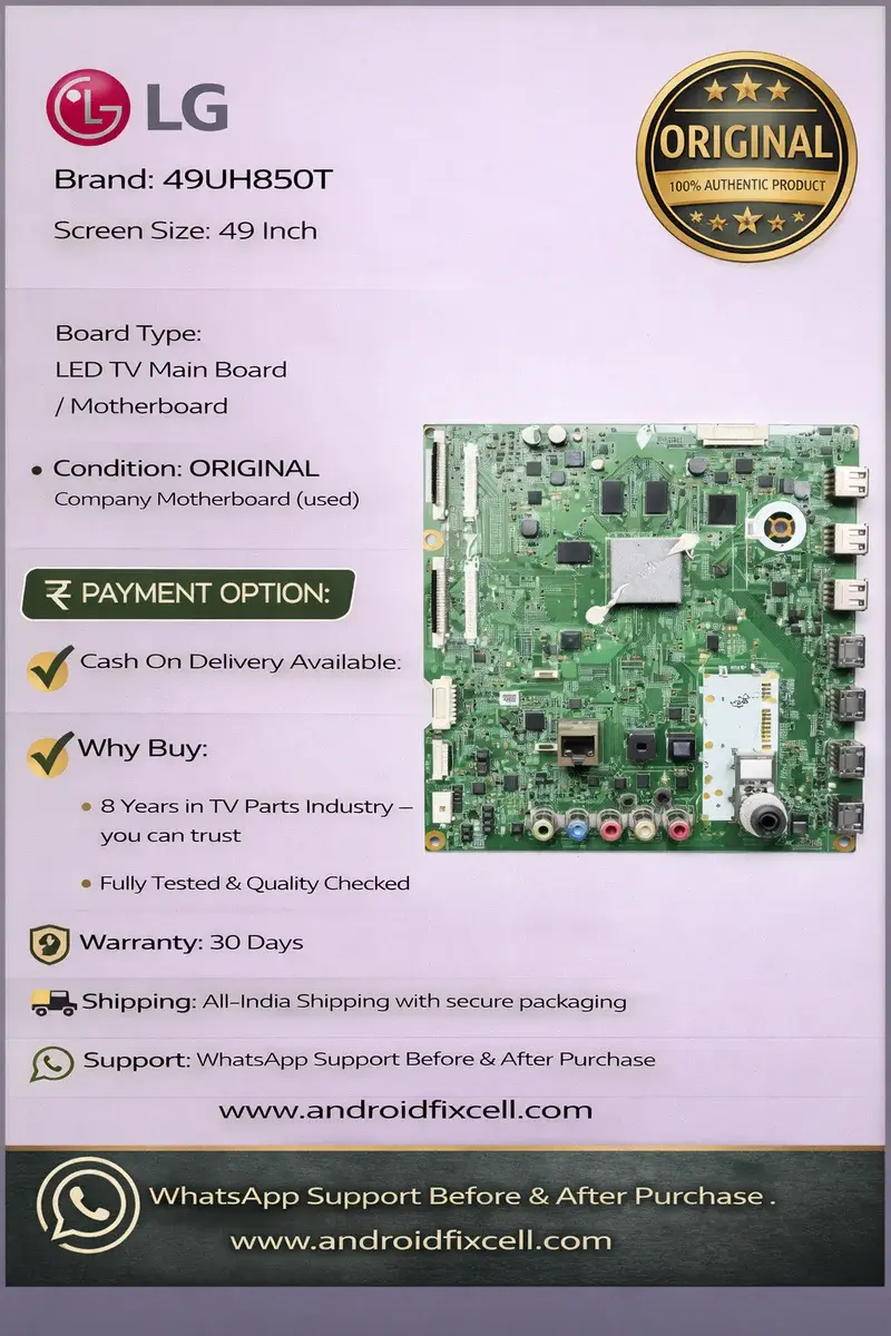 LG 49UH850T LED TV MOTHWRBOARD