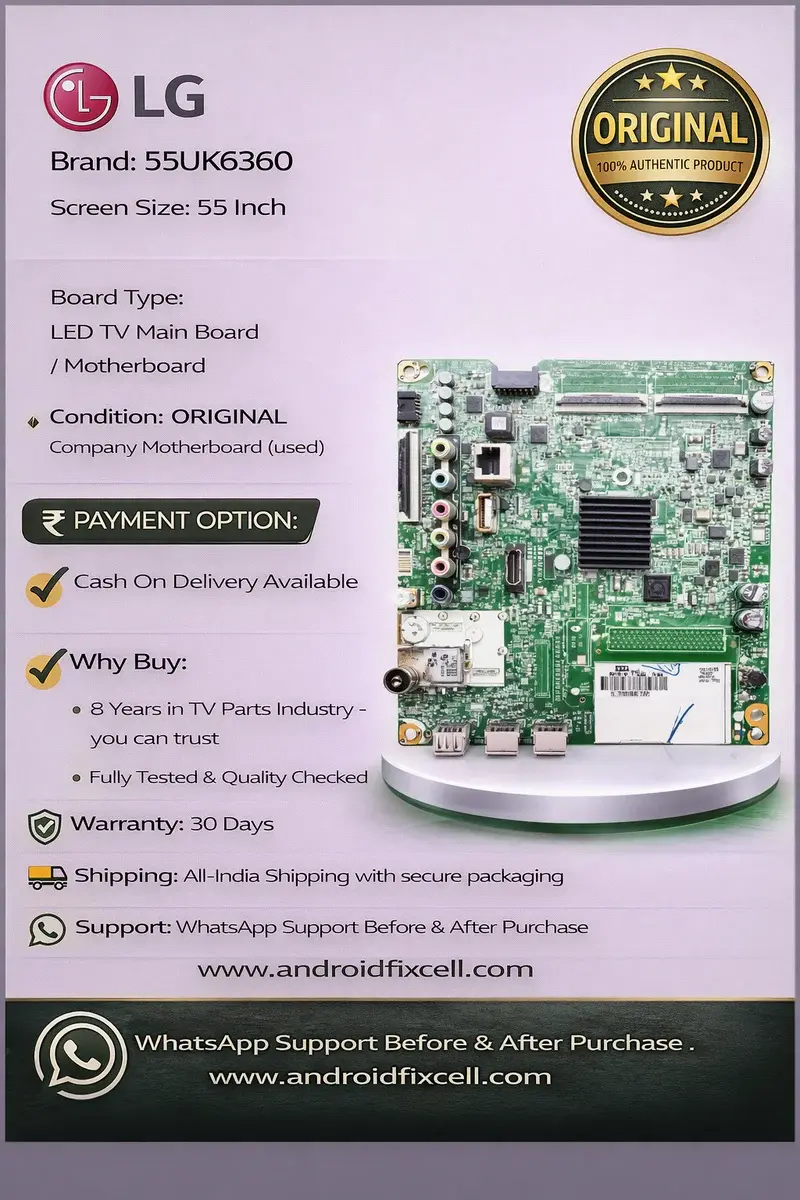LG 55UK6360 LED TV MOTHERBOARD