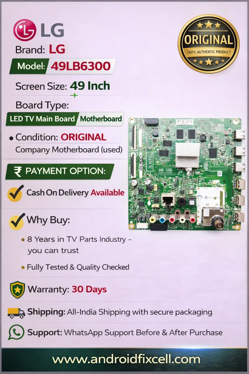 LG 49LB6300 LED TV MOTHERBOARD