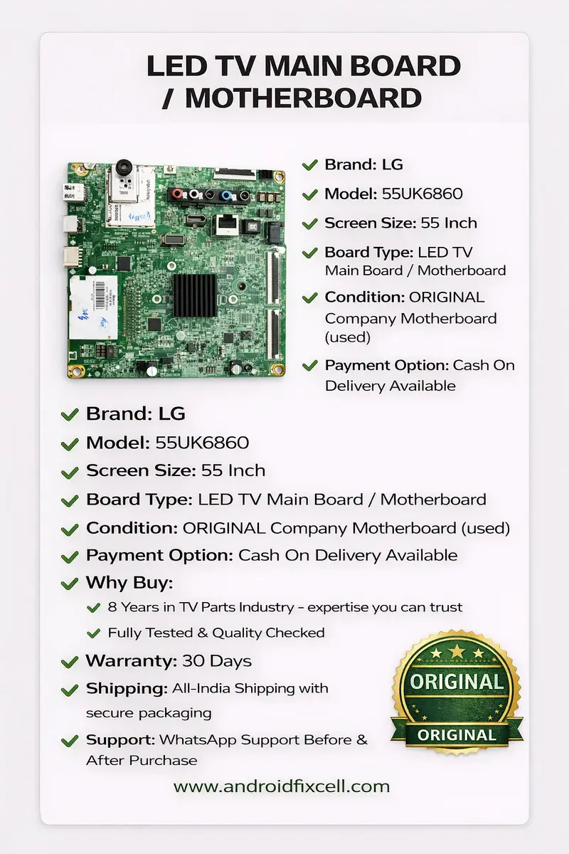 LG 55UK6860 LED TV MOTHERBOARD