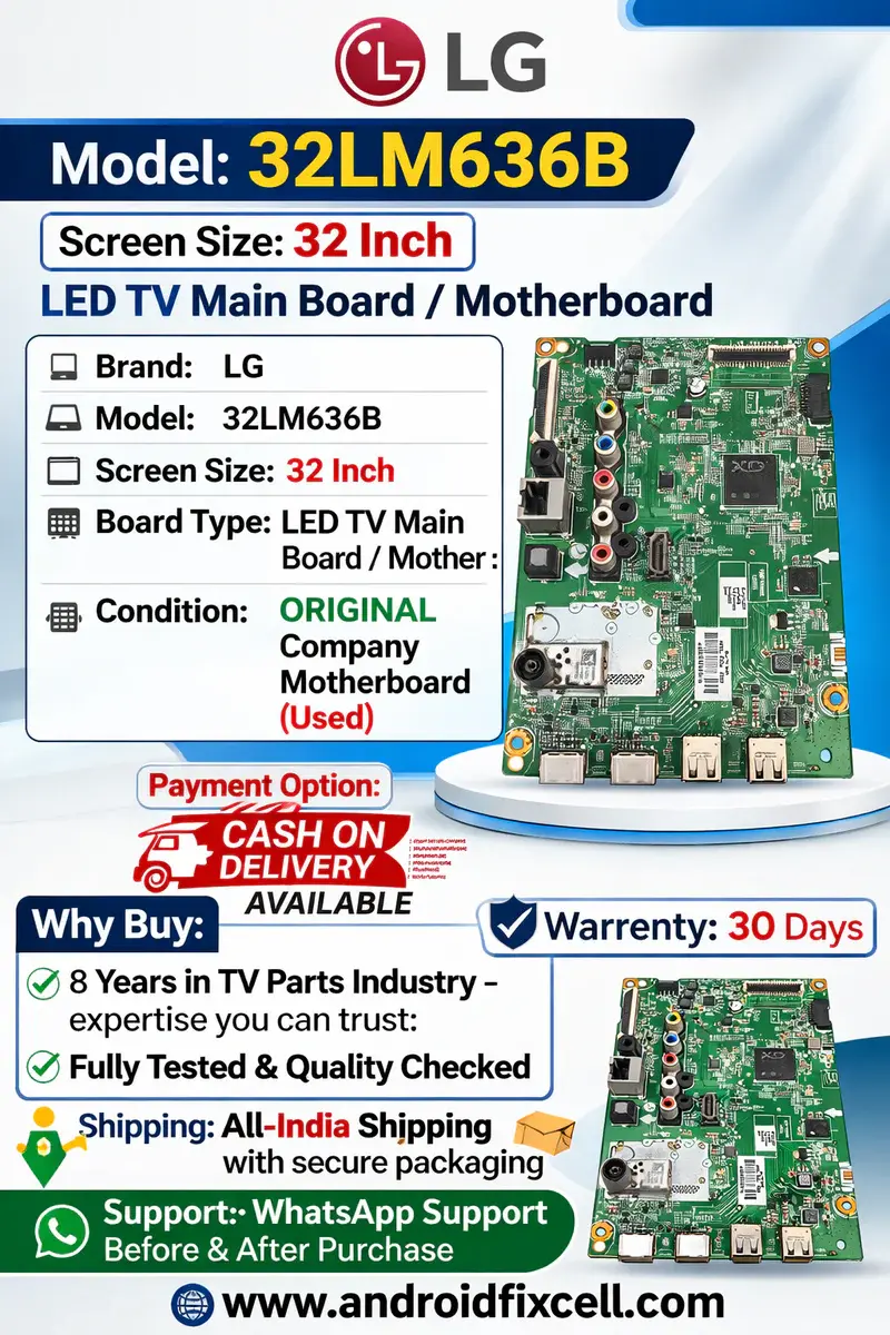 LG 32LM636B LED TV MOTHERBOARD