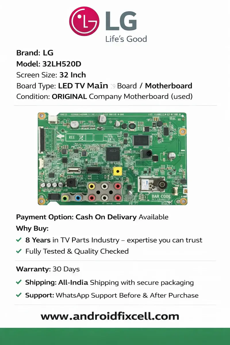 LG 32LH520D LED TV MOTHER BOARD