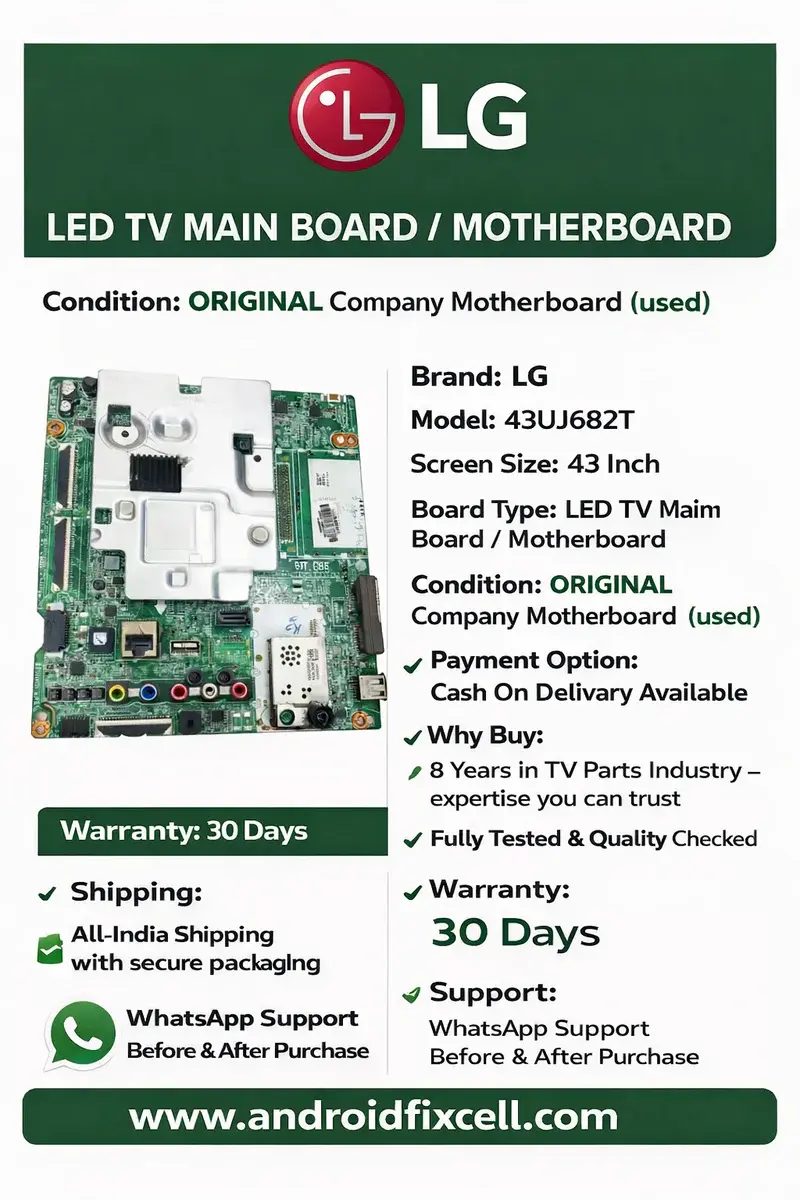 LG 43UF680T LED TV MOTHER BOARD