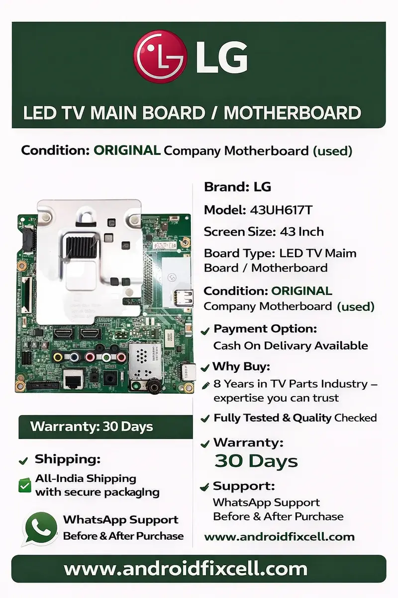 LG 43UH617T LED TV MOTHER BOARD