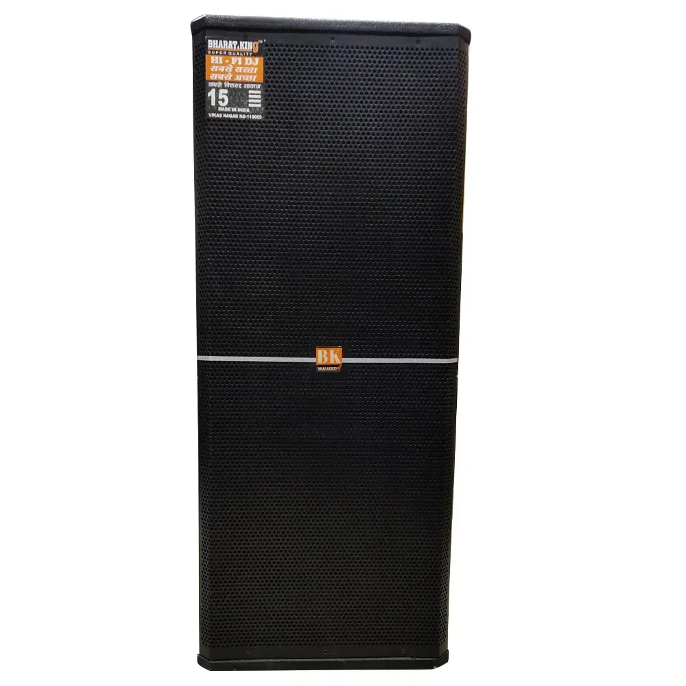 DJ COLUMN (4 FT , 15 INCH DOUBLE SPEAKER,S , 500 WATT DOUBLE MAGNATE)