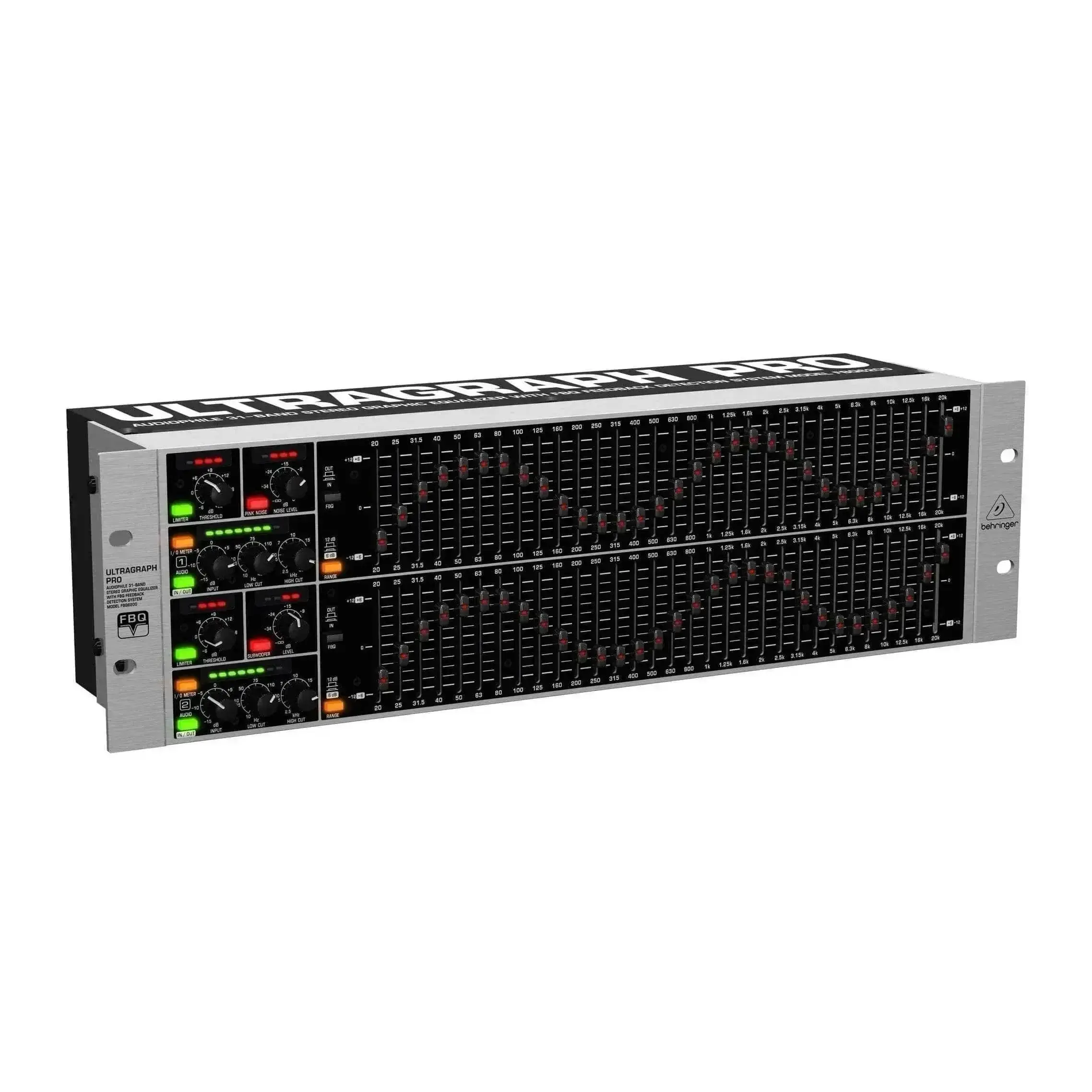 Behringer ULTRAGRAPH PRO FBQ6200HD 31-Band Stereo Graphic Equalizer