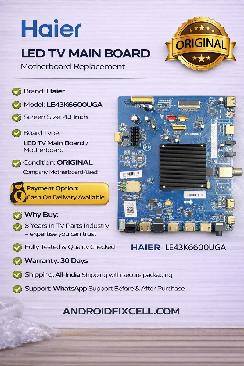 HAIER LE43K6600UGA LED TV MOTHERBOARD