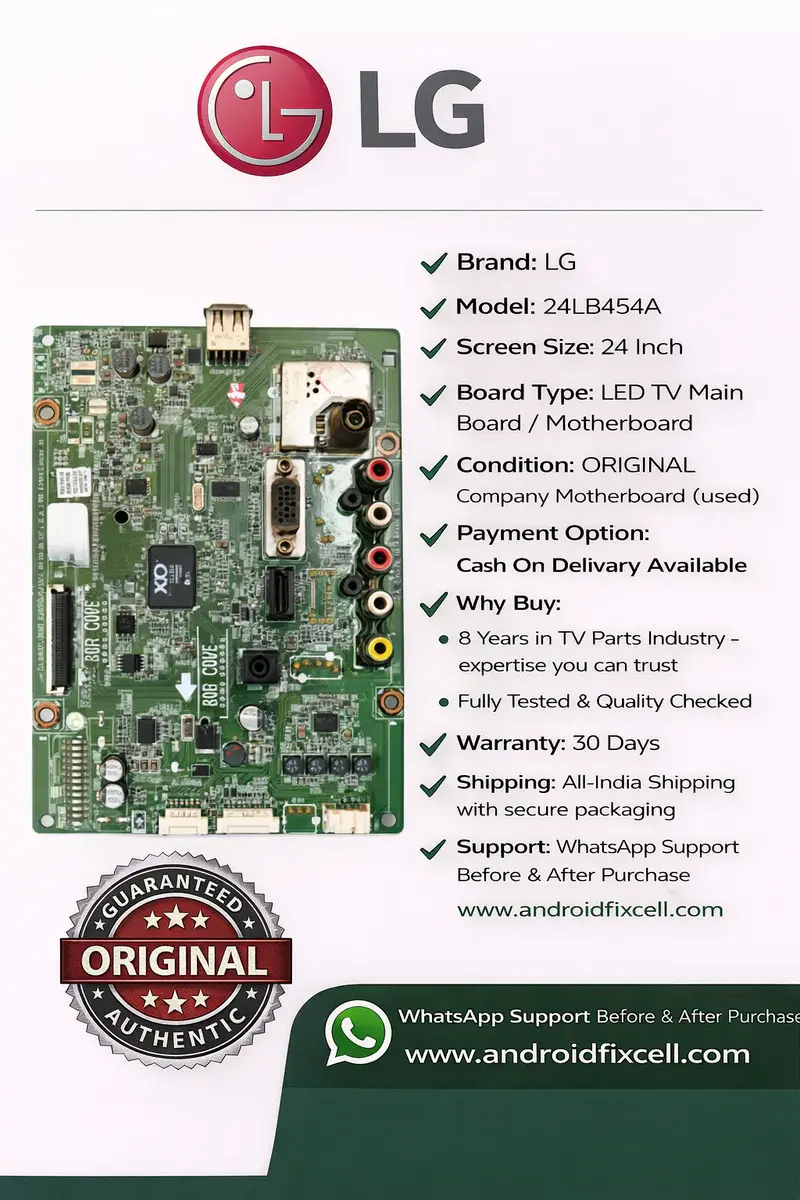 LG 24LB454A LED TV MOTHERBOARD