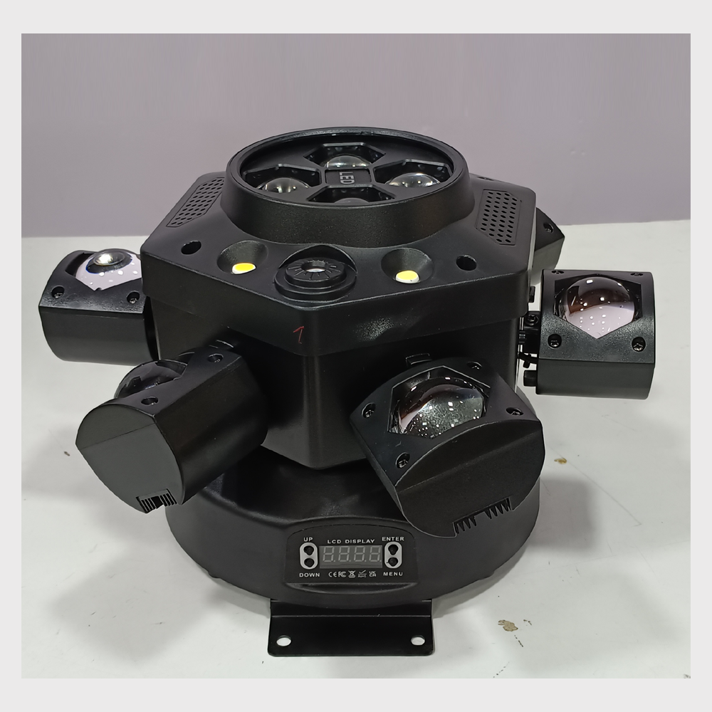 6 Arm Bee Eyes LED Beam Moving Head Light