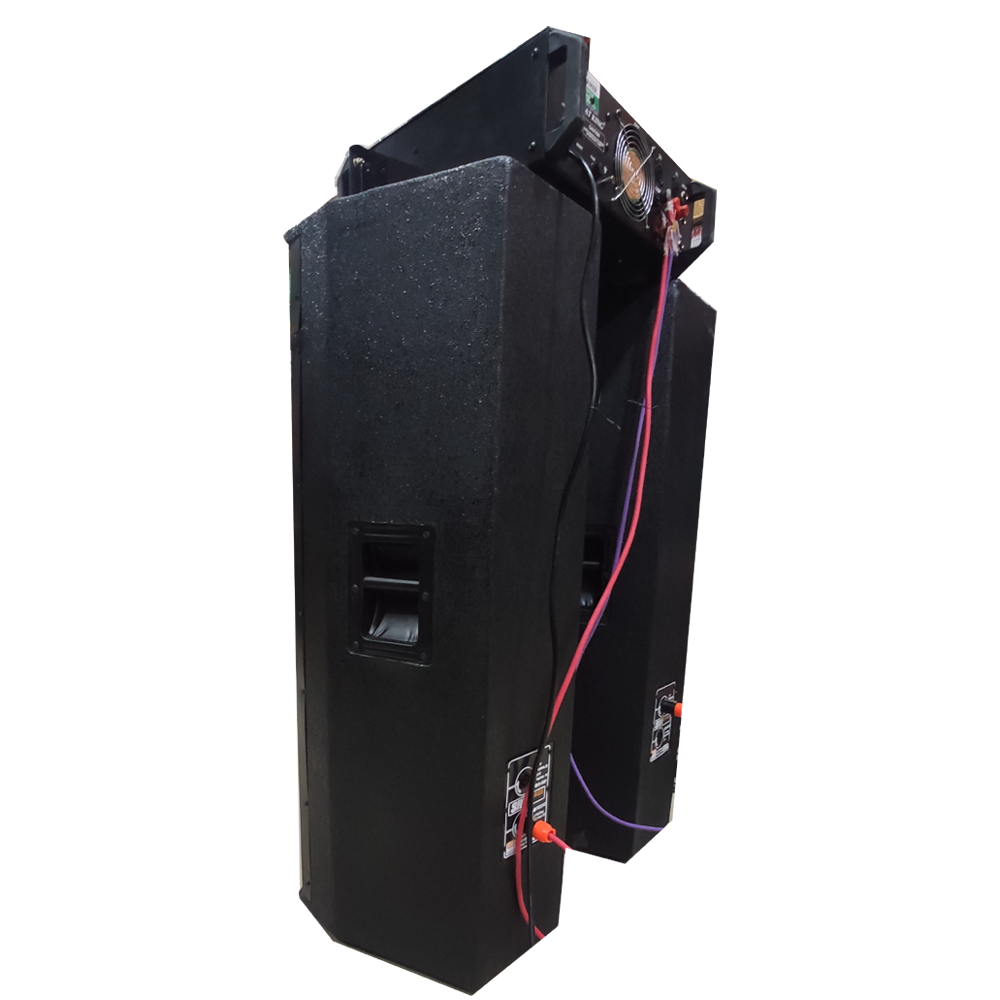 3.5 FT COLUMN PAIR & AMPLIFIER 550 WATT