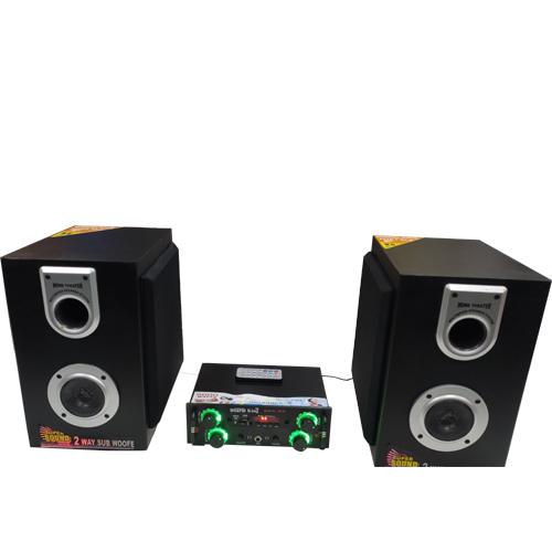 8 INCH COLUMN PAIR & 4440 AMPLIFIER