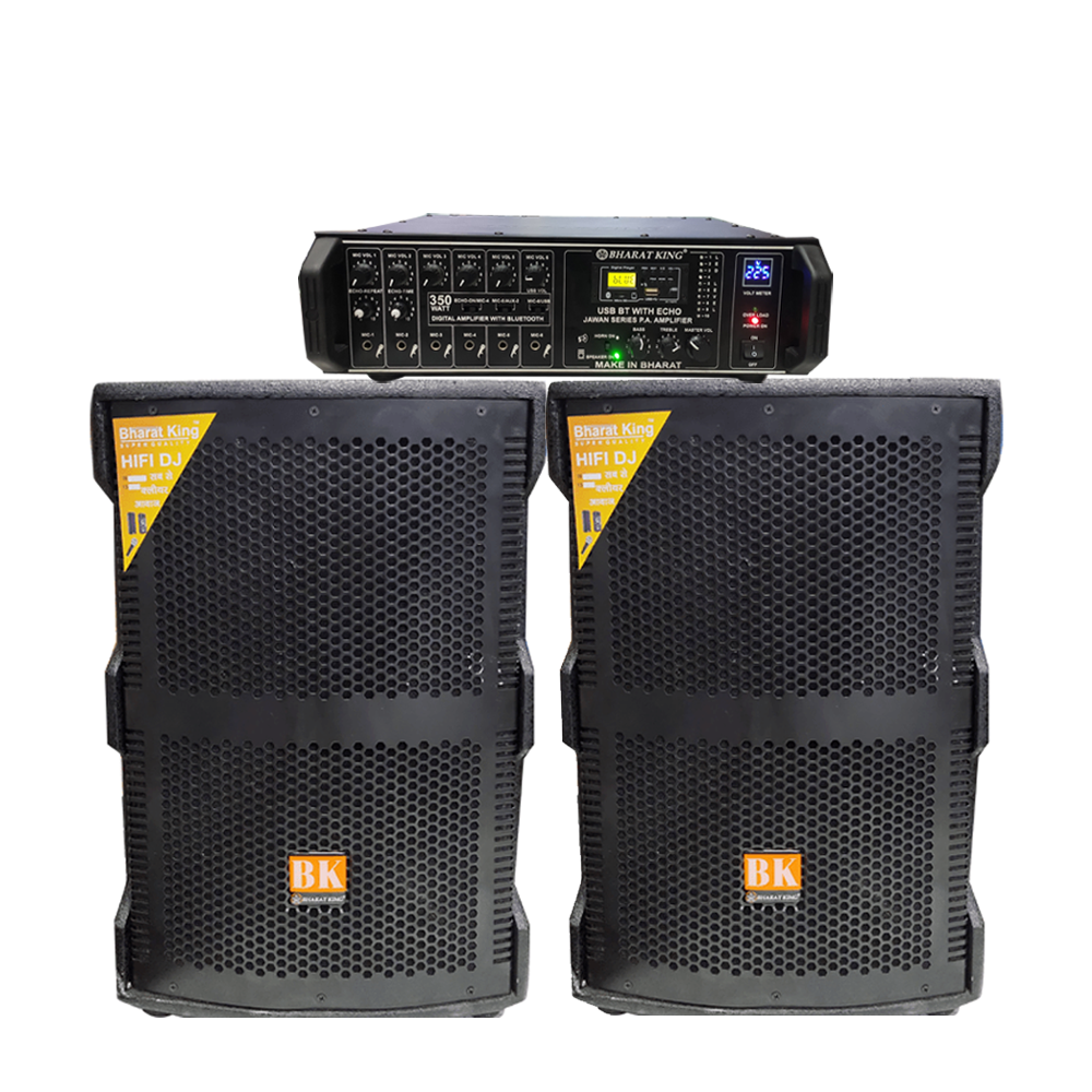 SINGLE 12 INCH COLUMN PAIR & AMPLIFIER 350 WATT