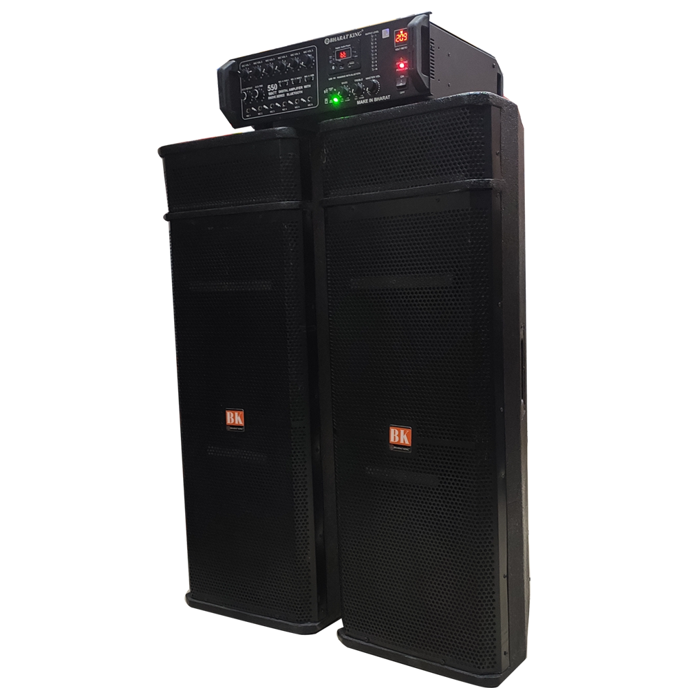 3.5 FT COLUMN PAIR & AMPLIFIER 550 WATT