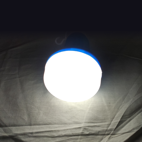 RECHARGEABLE BULB WITH SOLAR PANEL FOR CHARGING