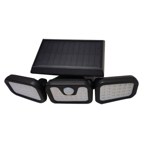 Solar Lights Outdoor, 3 Adjustable Heads Solar Security Lights