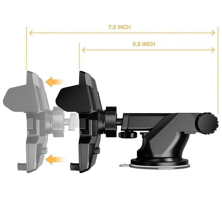 360 DEGREE ROTATING ADJUSTABLE MOBILE HOLDER STAND FOR CAR WINDSHIELD/DASHBOARD – IMPORTED CAR MOBILE HOLDER/STAND ADJUSTABLE WITH WINDSHIELD/DASHBOARD/WORKING DESK MOUNT