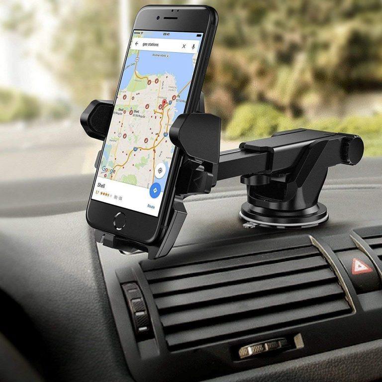 360 DEGREE ROTATING ADJUSTABLE MOBILE HOLDER STAND FOR CAR WINDSHIELD/DASHBOARD – IMPORTED CAR MOBILE HOLDER/STAND ADJUSTABLE WITH WINDSHIELD/DASHBOARD/WORKING DESK MOUNT