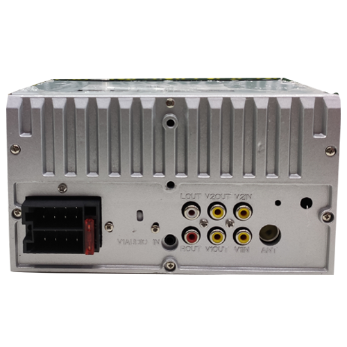 Double Din Car Music System Car Stereo with Touch Screen, Mirror Link, Bluetooth, Car Media Player and LED Car Camera/Reverse Camera