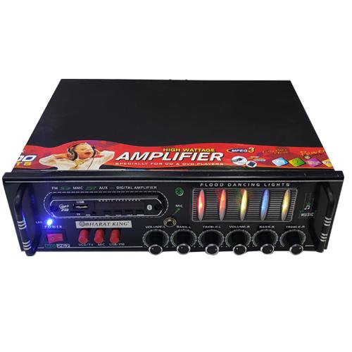 4 TRANSISTOR AMPLIFIER WITH LIGHTING