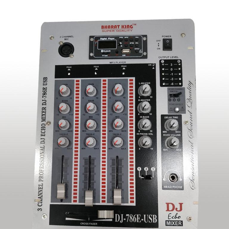 DJ MIXER 3 CHANNEL WITH ECO