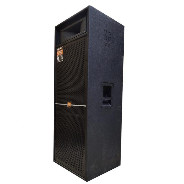 DJ COLUMN ( 4.5 FT , 15 INCH DOUBLE SPEAKER,S, 400 WATT DOUBLE MAGNATE )