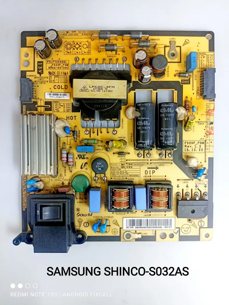 SAMSUNG SHINCO-S032AS POWER SUPPLY